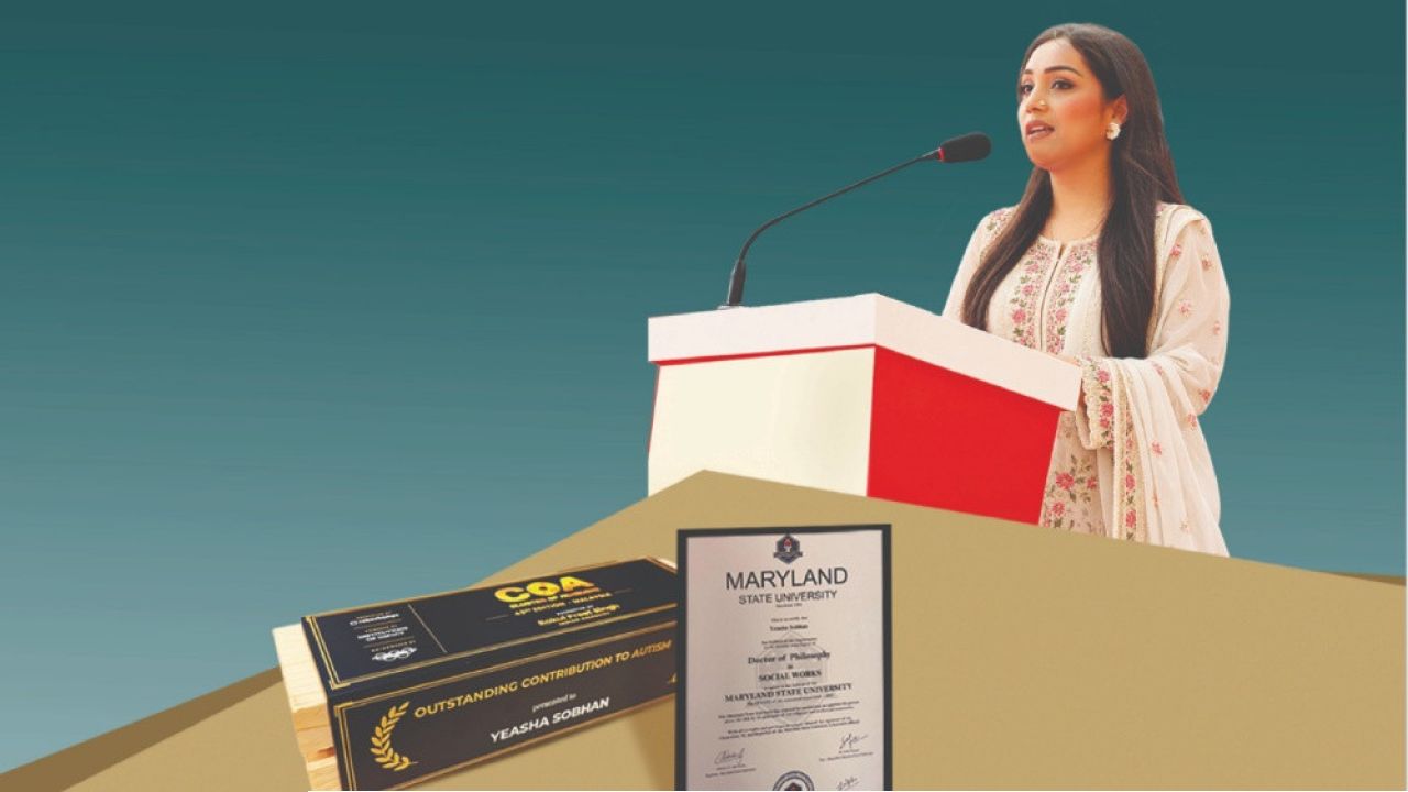 অটিজমে অবদানের স্বীকৃতি হিসেবে সম্মানসূচক ডক্টরেট পেলেন ইয়াশা সোবহান।